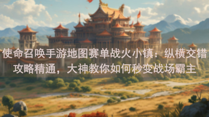 使命召唤手游地图赛单战火小镇：纵横交错攻略精通，大神教你如何秒变战场霸主