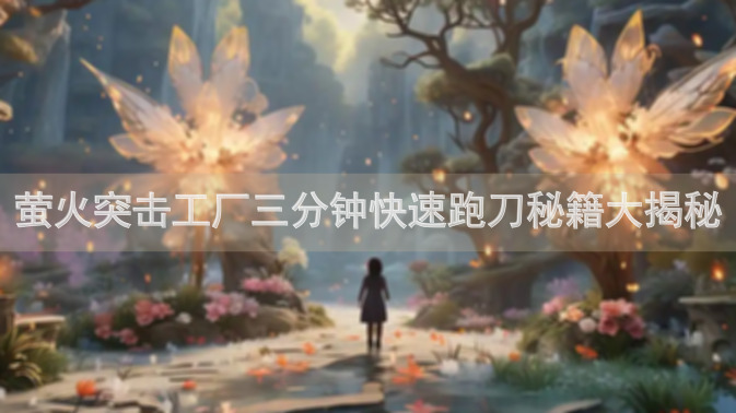 萤火突击工厂三分钟快速跑刀秘籍大揭秘