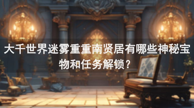大千世界迷雾重重南贤居有哪些神秘宝物和任务解锁？